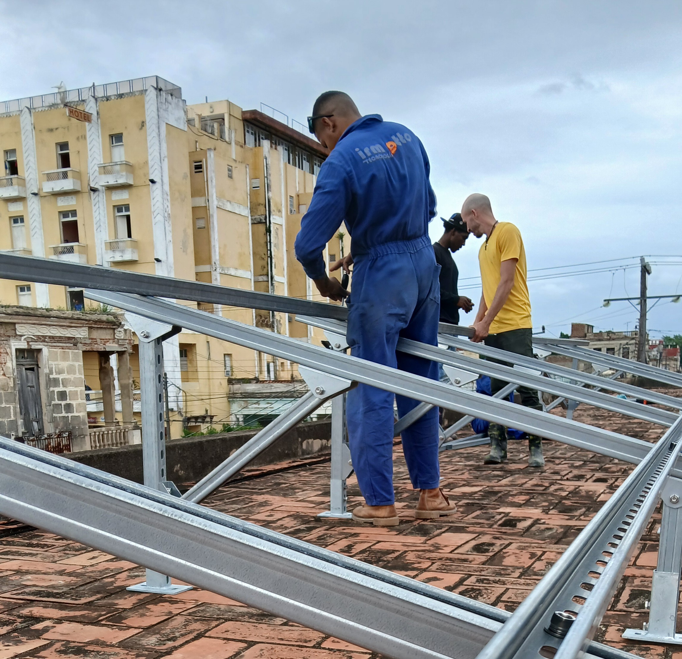 Instalación residencial solar - Paneles detalle